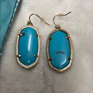 Kendra Scott turquoise earrings